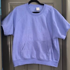 TNA women’s Lavender Short Sleeve sweatshirt Aritzia